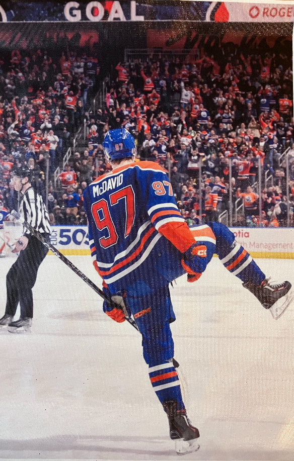 12x8 Canvas Prints-Connor Mcdavid (Option 2)