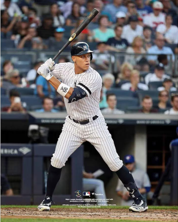 8x10 Aaron Judge Action shot by SLB Authentic's reprint