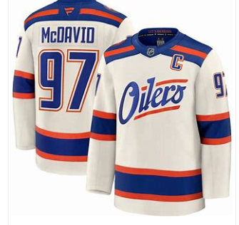 Connor McDavid Replica Edmonton Oilers Alternate Jersey