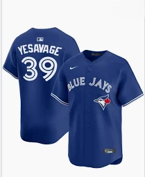 Toronto Blue Jays Royal Blue REPLICA Jersey #39 Trey Yesavage