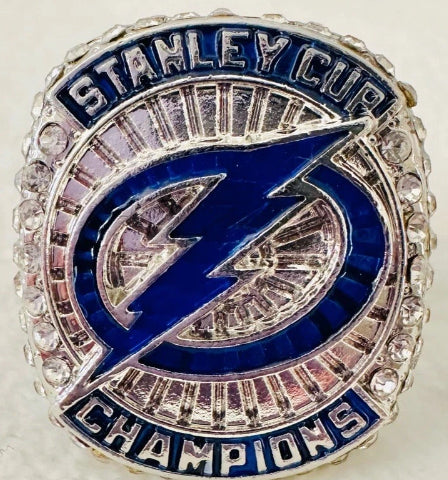 Tampa Bay Lightning Stanley Cup Championship Replica Rings 2020 & 2021 - Multiple Sizes - Free Shipping