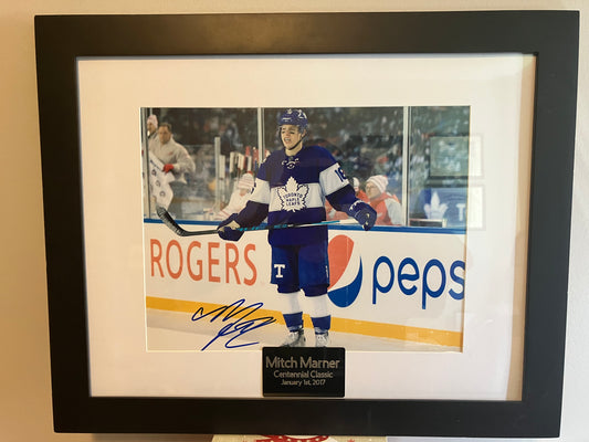 11x14 Autographed NHL Player Mitch Marner photo with JSA