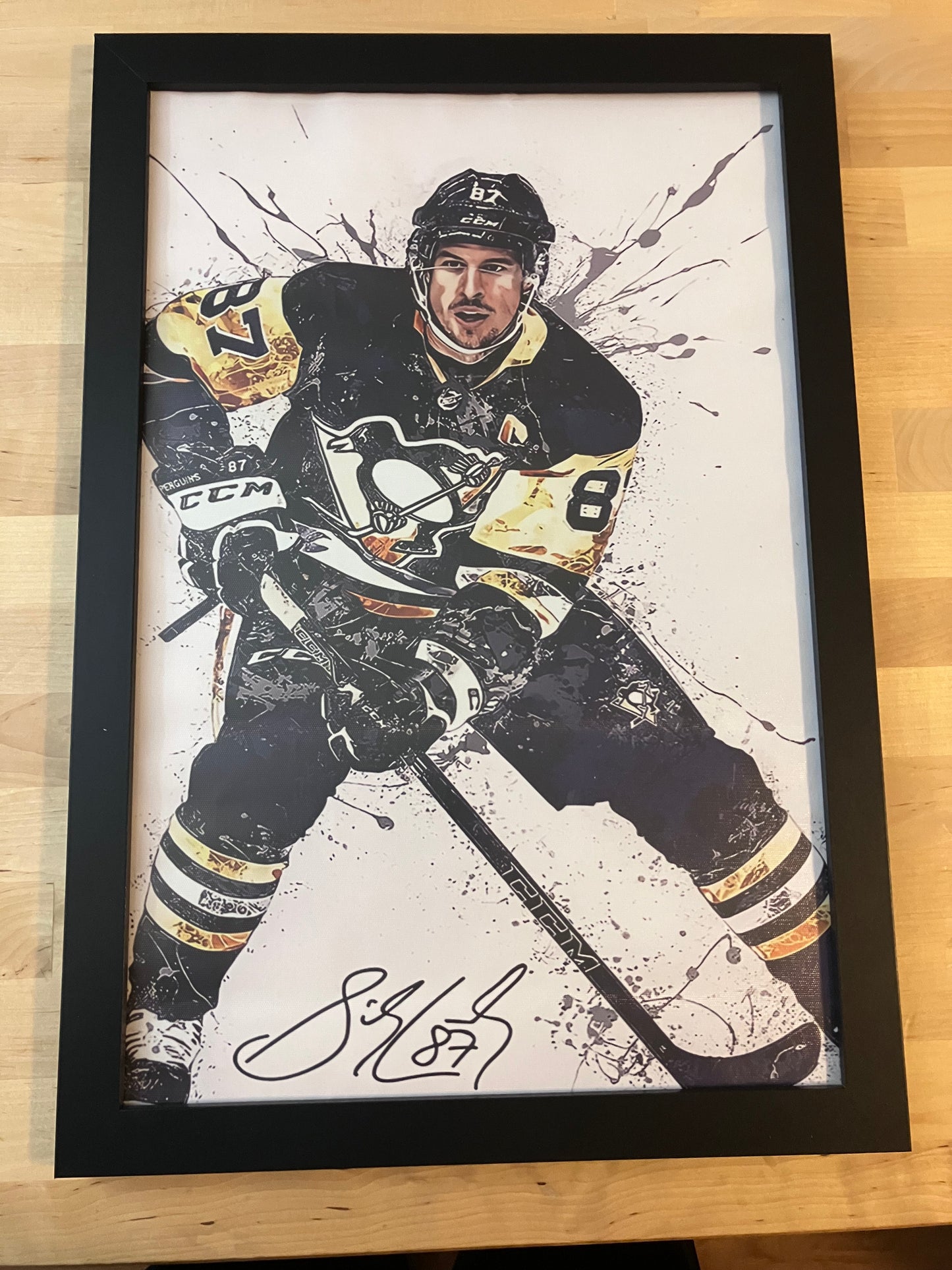 12x8 Canvas Prints Sidney Crosby (Canvas 1)