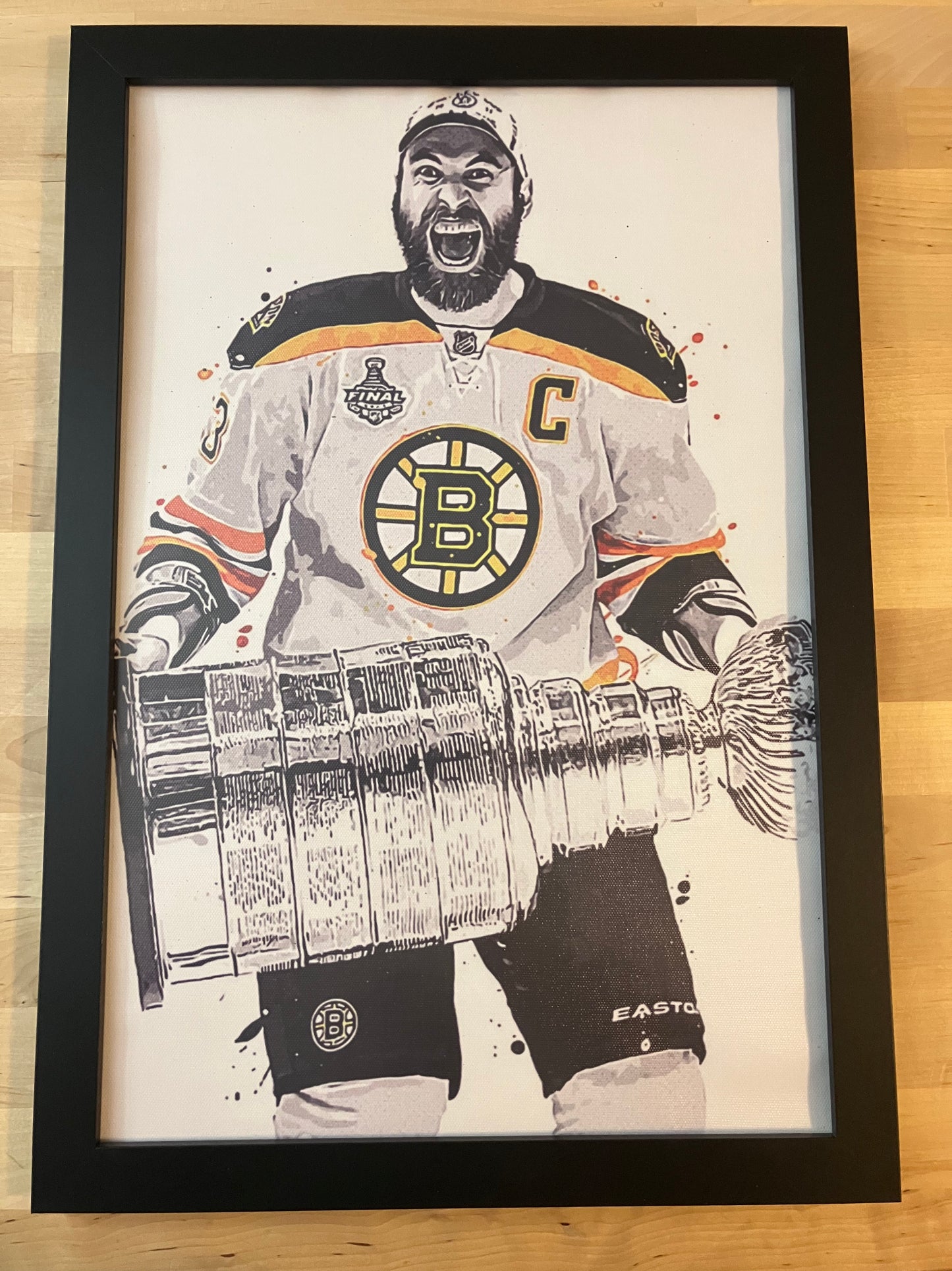 12x8 Canvas Prints-Zdeno Chara Stanley Cup