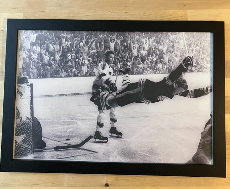 12x8 Canvas Prints Bobby Orr the Goal