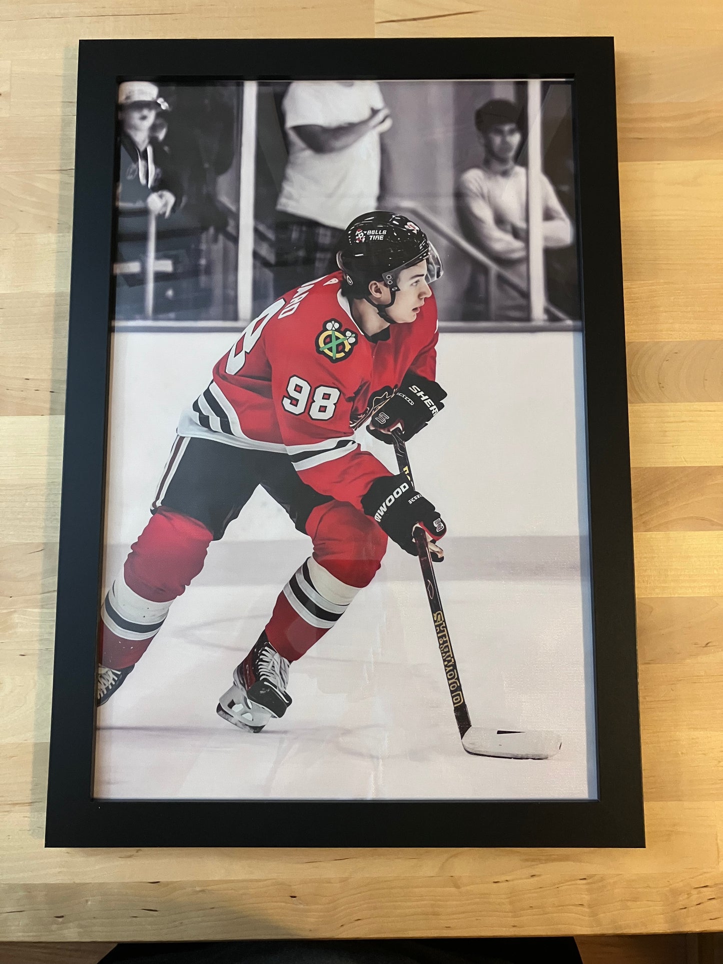 12x8 Canvas Prints-Connor Bedard (option 1)