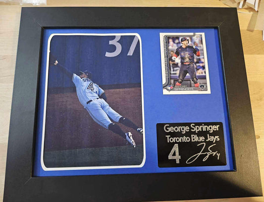 8x10 Framed George Springer MLB Player Collectible.