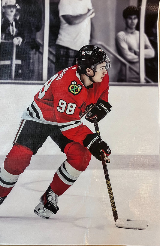 12x8 Canvas Prints-Connor Bedard (option 1)