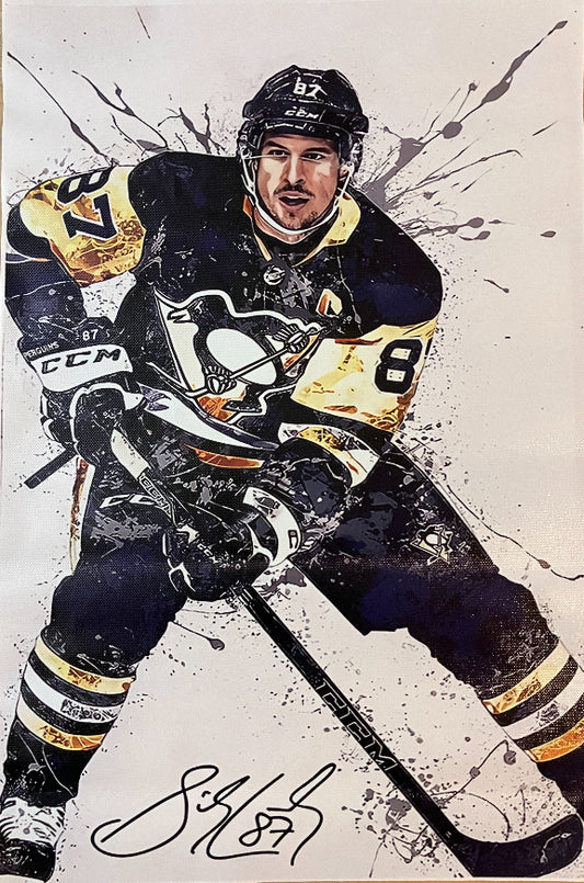 12x8 Canvas Prints Sidney Crosby (Canvas 1)