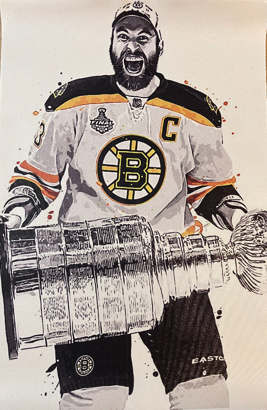 12x8 Canvas Prints-Zdeno Chara Stanley Cup