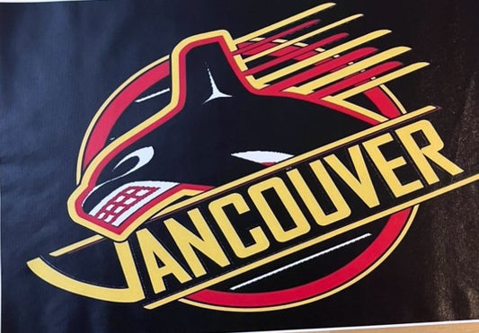 12x8 Canvas Prints Vancouver Canucks Logo