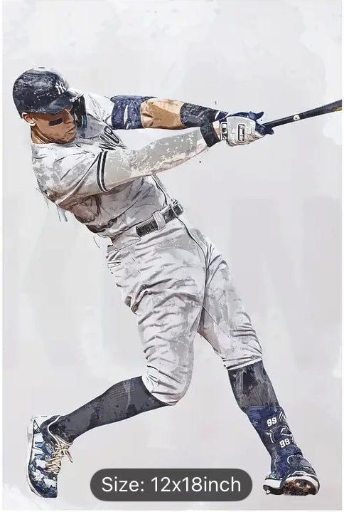 Aaron Judge New York Yankees Canvas Photo Sports Art Print
