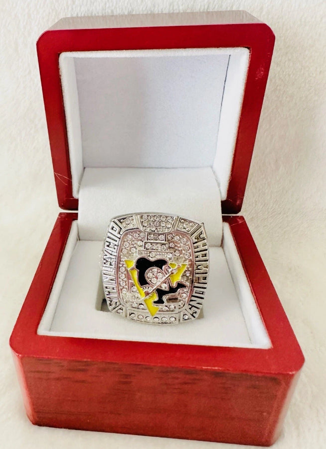 Pittsburgh Penguins Stanley Cup Championship Replica Rings 2009-2017 - Multiple Years & Sizes - Free Shipping