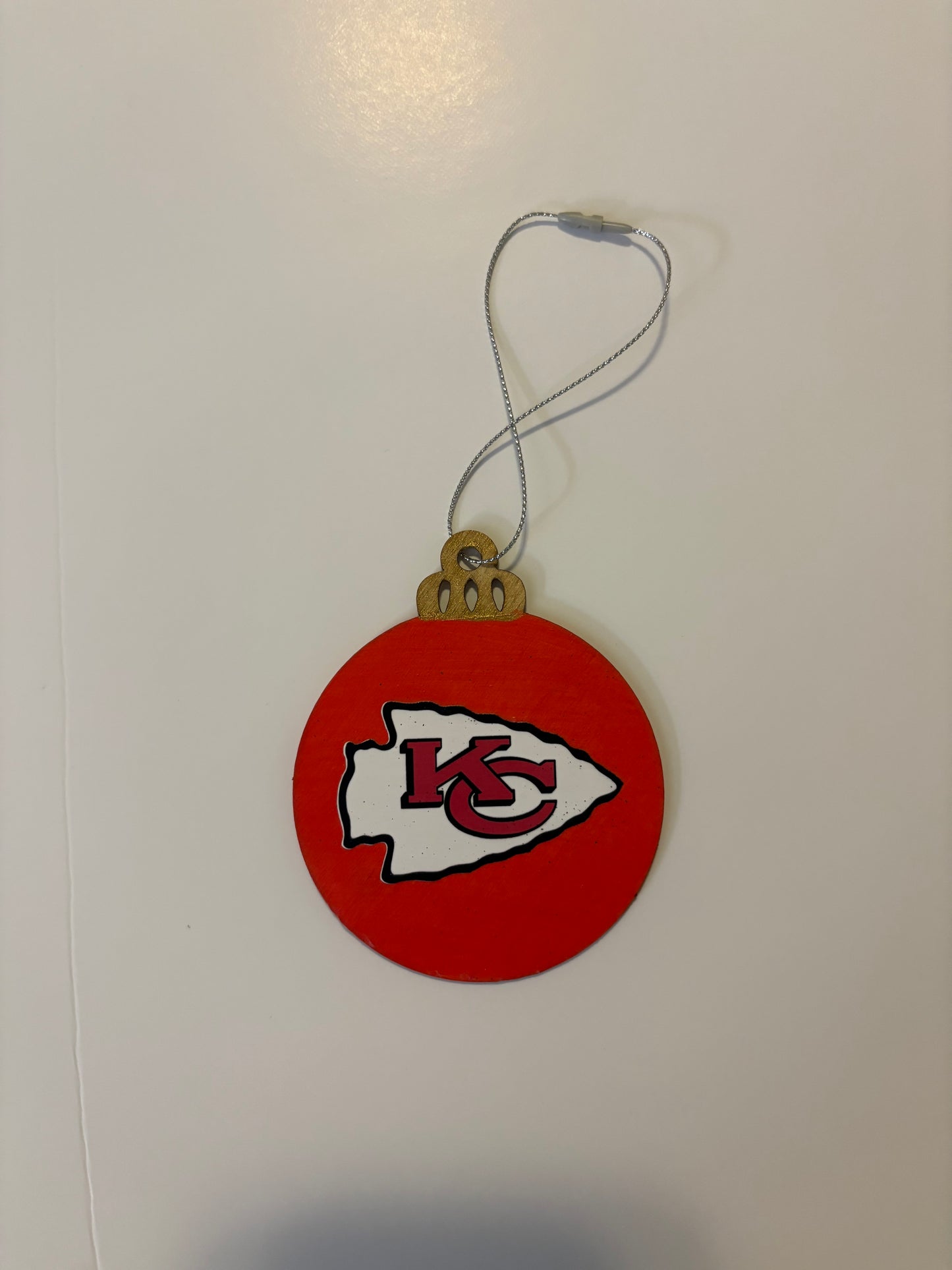 Hand-Painted Wooden Team Logo Ornament