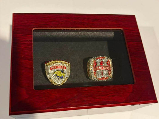 Florida Panthers 2024 2025 Stanley Cup Championship Ring Set - Back to Back Champions with Display Box