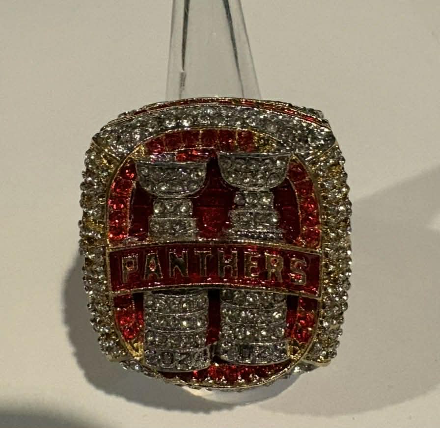 2025 Florida Panthers Stanley Cup Championship Ring - Replica Collectible