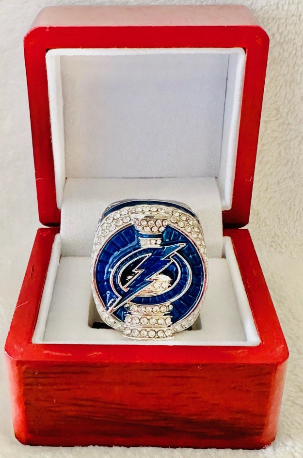 Tampa Bay Lightning Stanley Cup Championship Replica Rings 2020 & 2021 - Multiple Sizes - Free Shipping