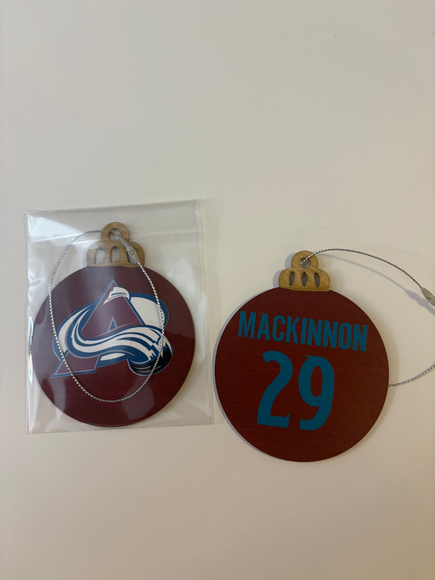 Hand Painted Sports Jersey Ornaments - Custom Team Logo & Player Name