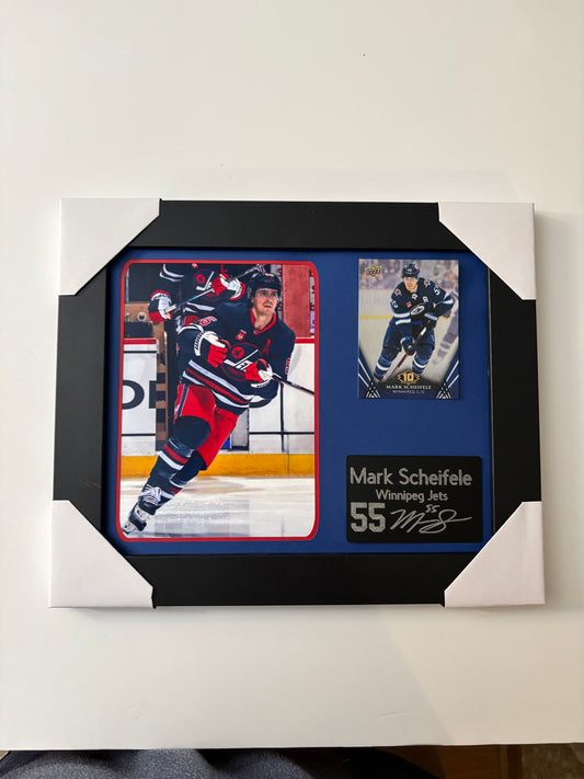 Winnipeg Jets Mark Scheifele Framed 8x10 NHL Custom Collectible