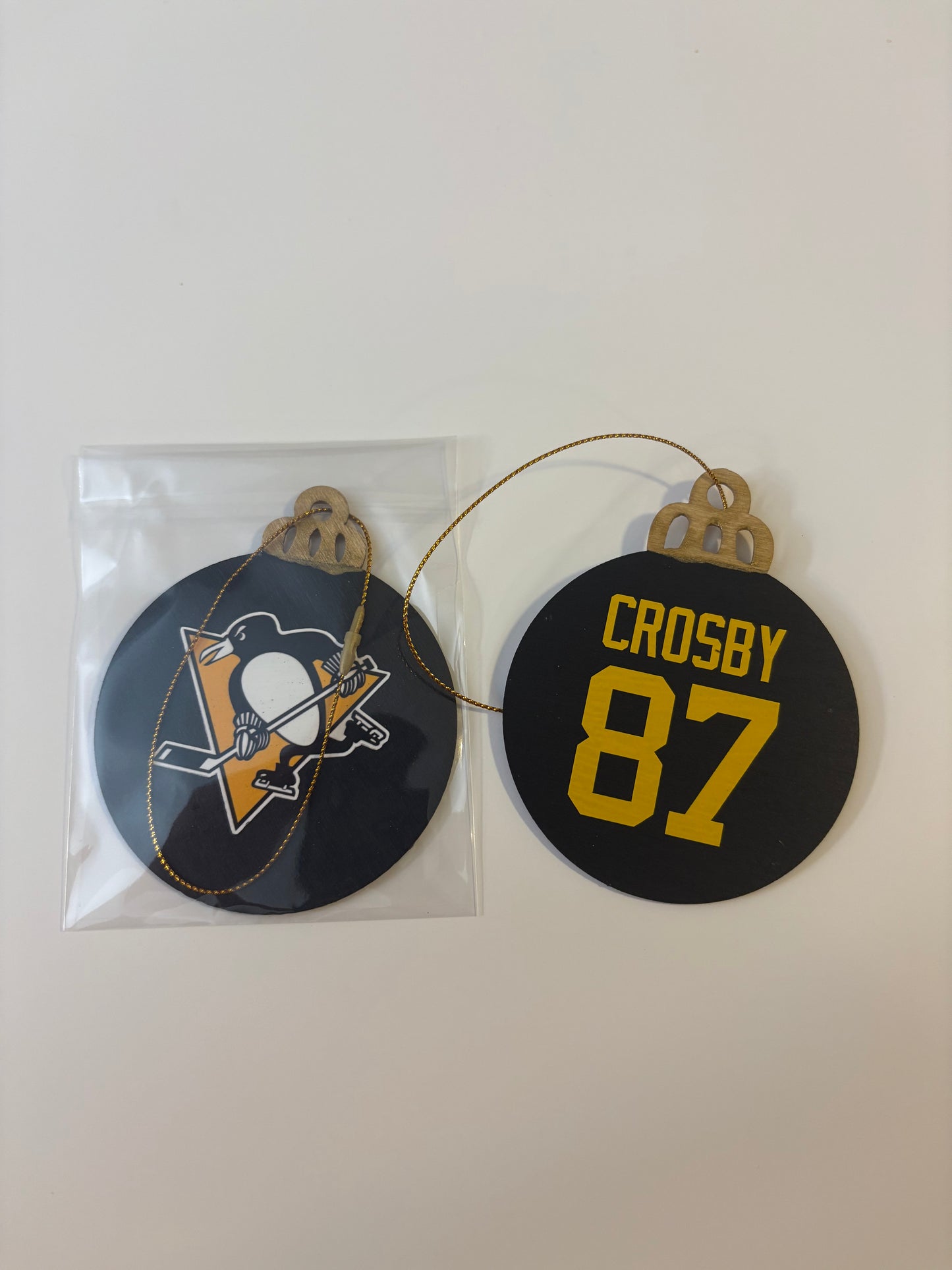 Hand Painted Sports Jersey Ornaments - Custom Team Logo & Player Name
