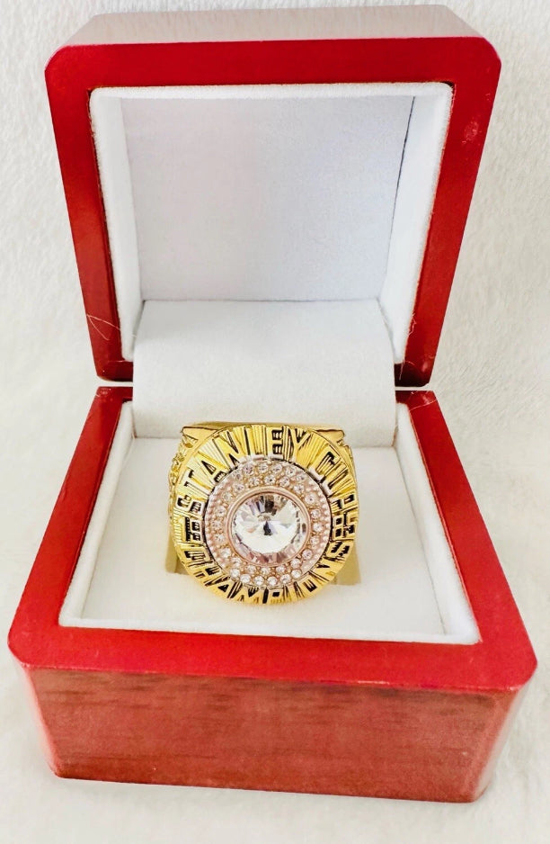 Edmonton Oilers Stanley Cup Championship Replica Rings 1984-1990 - Dynasty Collection - Multiple Sizes - Free Shipping