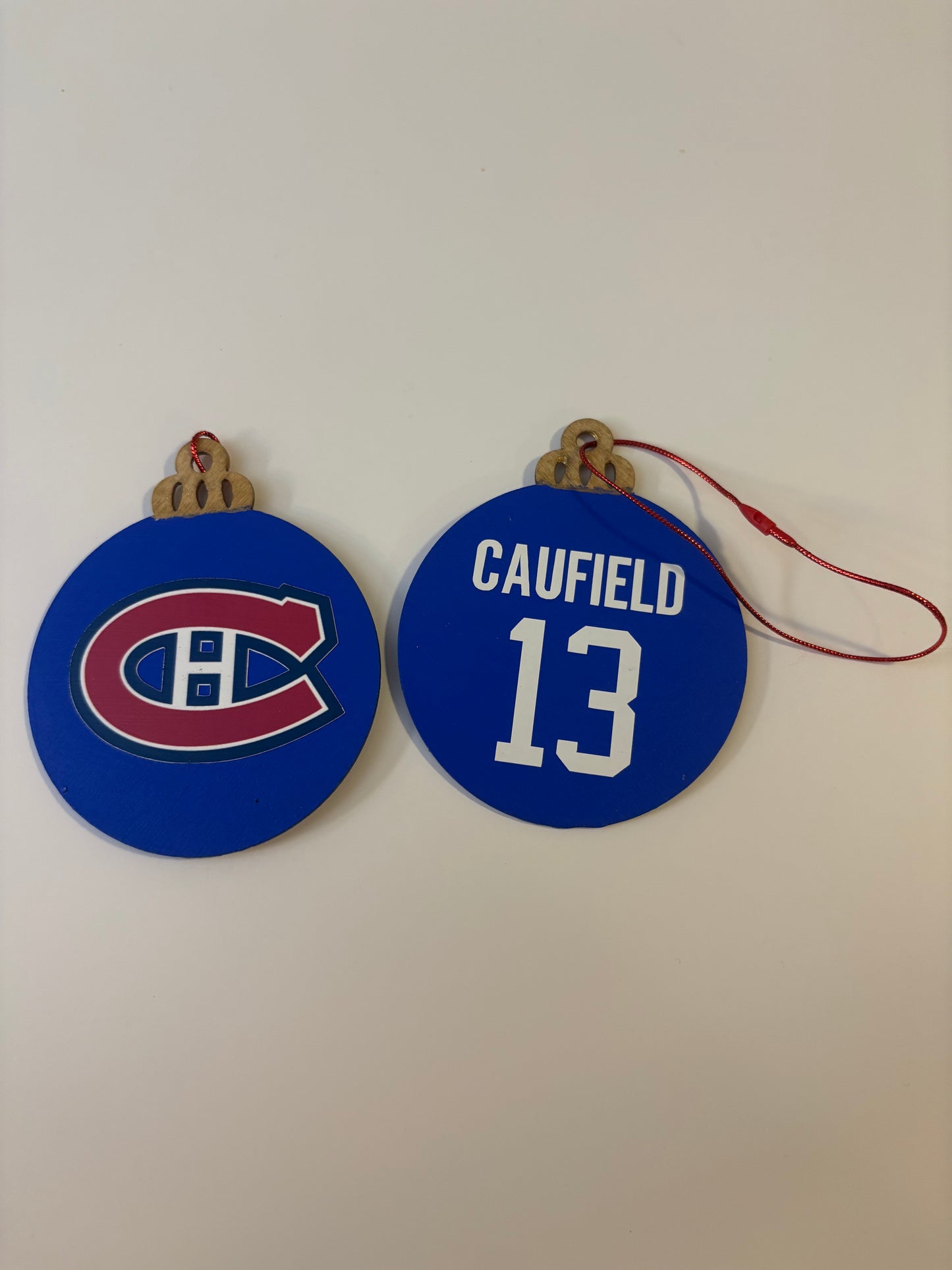 Hand Painted Sports Jersey Ornaments - Custom Team Logo & Player Name