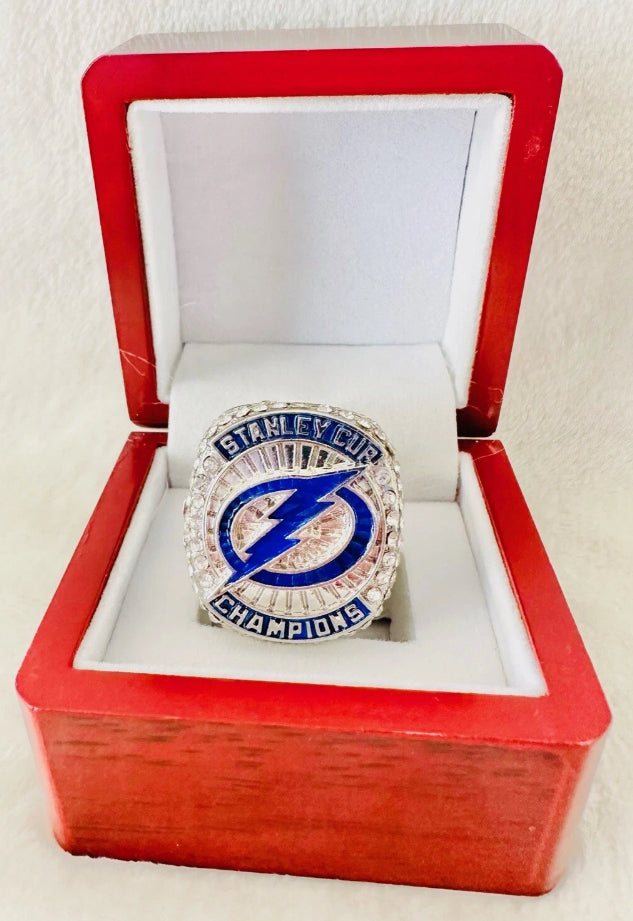 Tampa Bay Lightning Stanley Cup Championship Replica Rings 2020 & 2021 - Multiple Sizes - Free Shipping