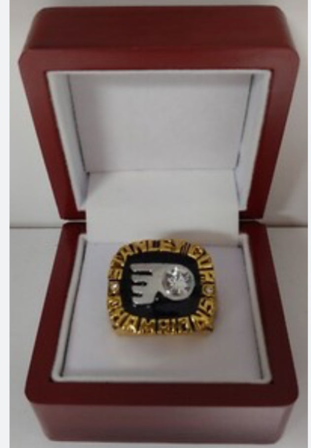 Philadelphia Flyers Stanley Cup Championship Replica Rings 1974 & 1975 - Multiple Sizes - Free Shipping