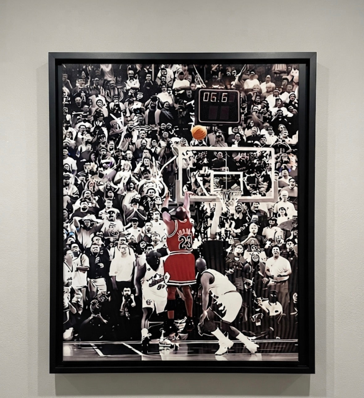 Michael Jordan Custom Canvas Photo Sports Art Print