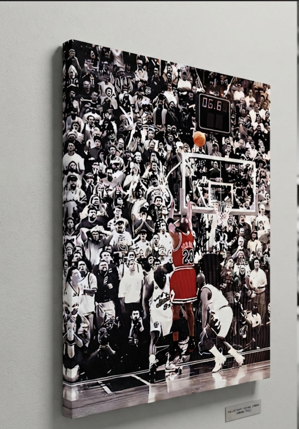 Michael Jordan Custom Canvas Photo Sports Art Print
