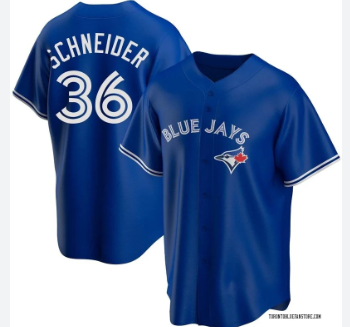 MLB Toronto Blue Jays Schneider Royal Blue Jerseys