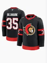 Linus Ullmark Jersey #35 - Ottawa Senators Home Replica