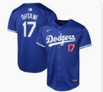 MLB LA Dodgers Ohtani Blue Jerseys
