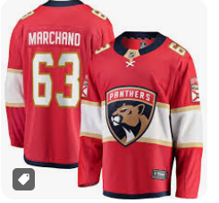 Brad Marchand #63 Florida Panthers Replica Jersey - Free Shipping