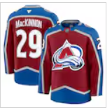 Colorado Avalanche MacKinnon Home Jersey's