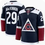 Colorado Avalanche MacKinnon Alt Jersey.