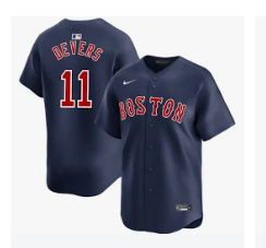 Boston Red Sox Devers Navy Blue Jersey