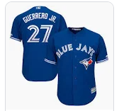 MLB Youth Toronto Blue Jays Guerrero Jr Royal Blue Jerseys.