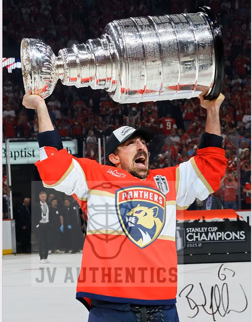 8x10  Brad Marchand Florida Panthers Cup Win 2025 Print with Facsimile Autograph
