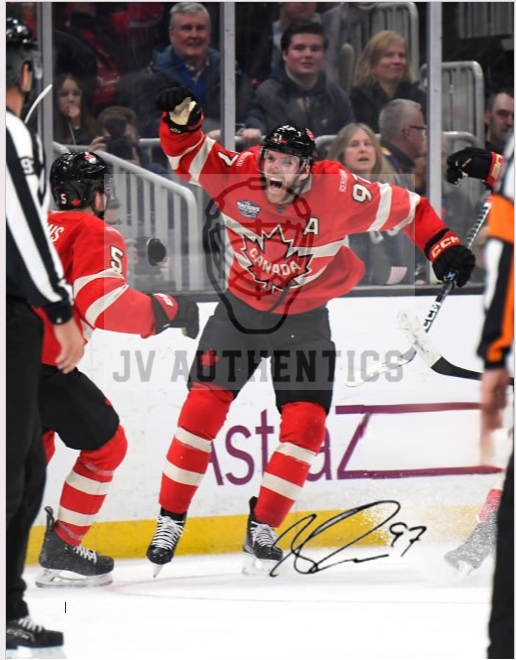 8x10  Connor Mcdavid 4 Nations Print with Facsimile Autograph