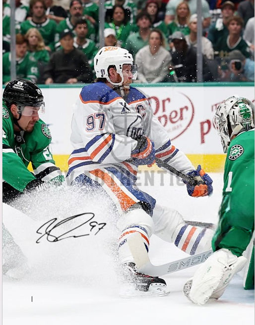 8x10  Connor Mcdavid Print with Facsimile Autograph