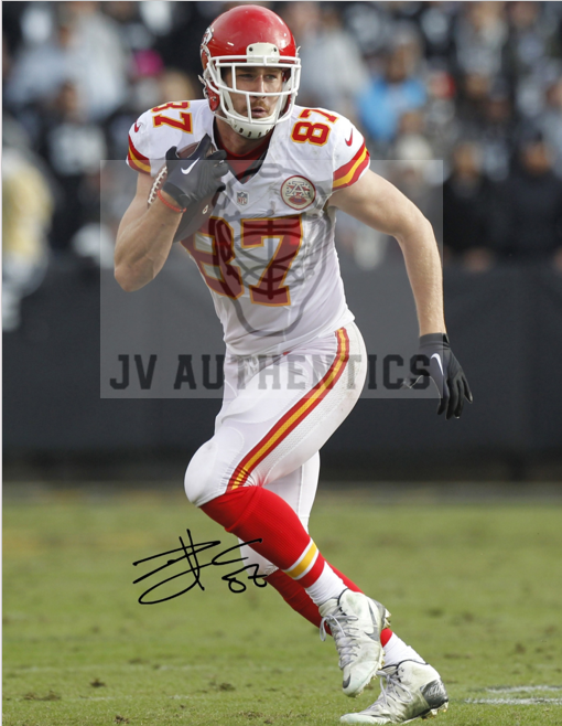 8x10  Travis Kelce Print with Facsimile Autograph