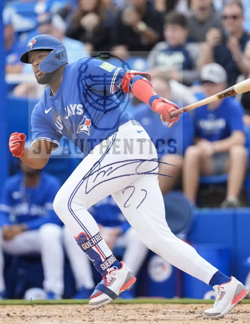 8x10  Vladdy Guerrero Jr Player Print with Facsimile Autograph