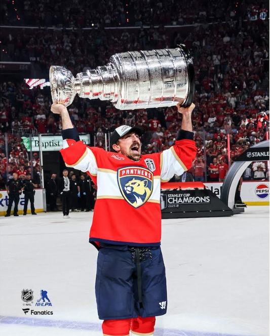 8x10 Brad Marchand With the Stanley Cup reprint by SLB Authentics
