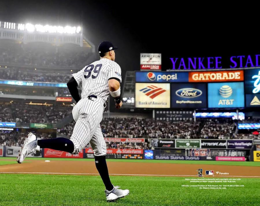 8x10 Aaron Judge Action shot by SLB Authentic's reprint