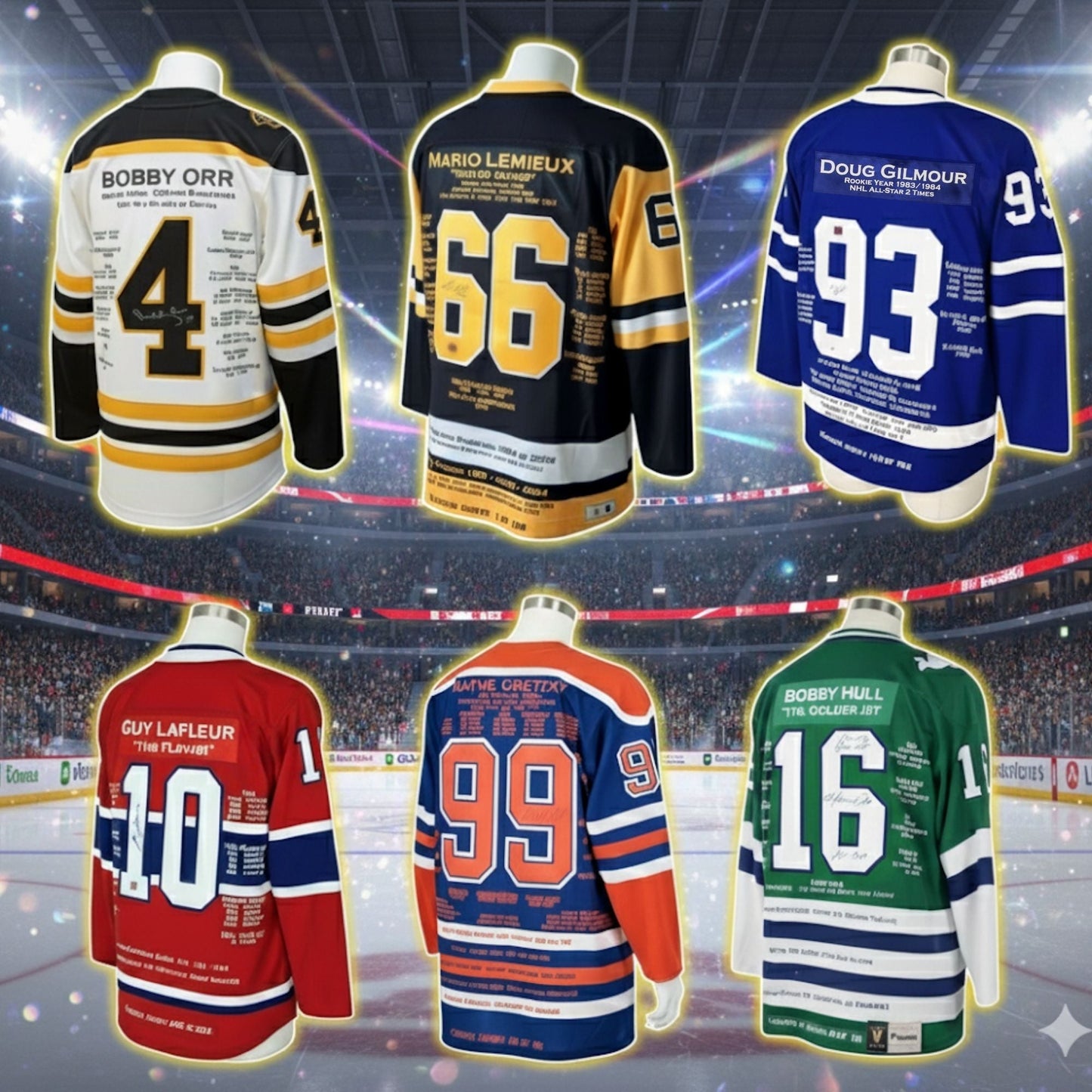 Collector's Crate – Career Jerseys Series (Limited to 30)  Signed NHL Legends