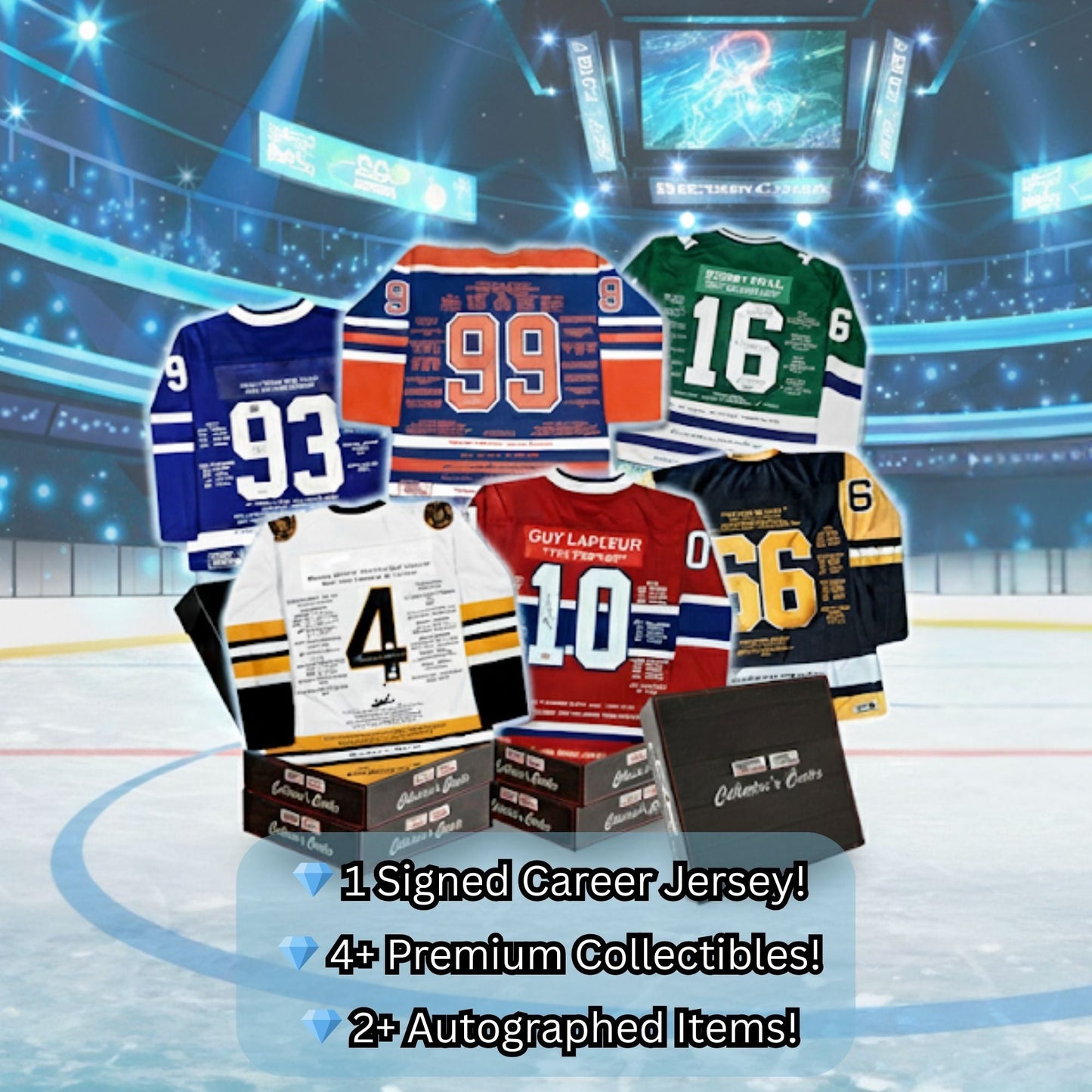 Collector's Crate – Career Jerseys Series (Limited to 30)  Signed NHL Legends