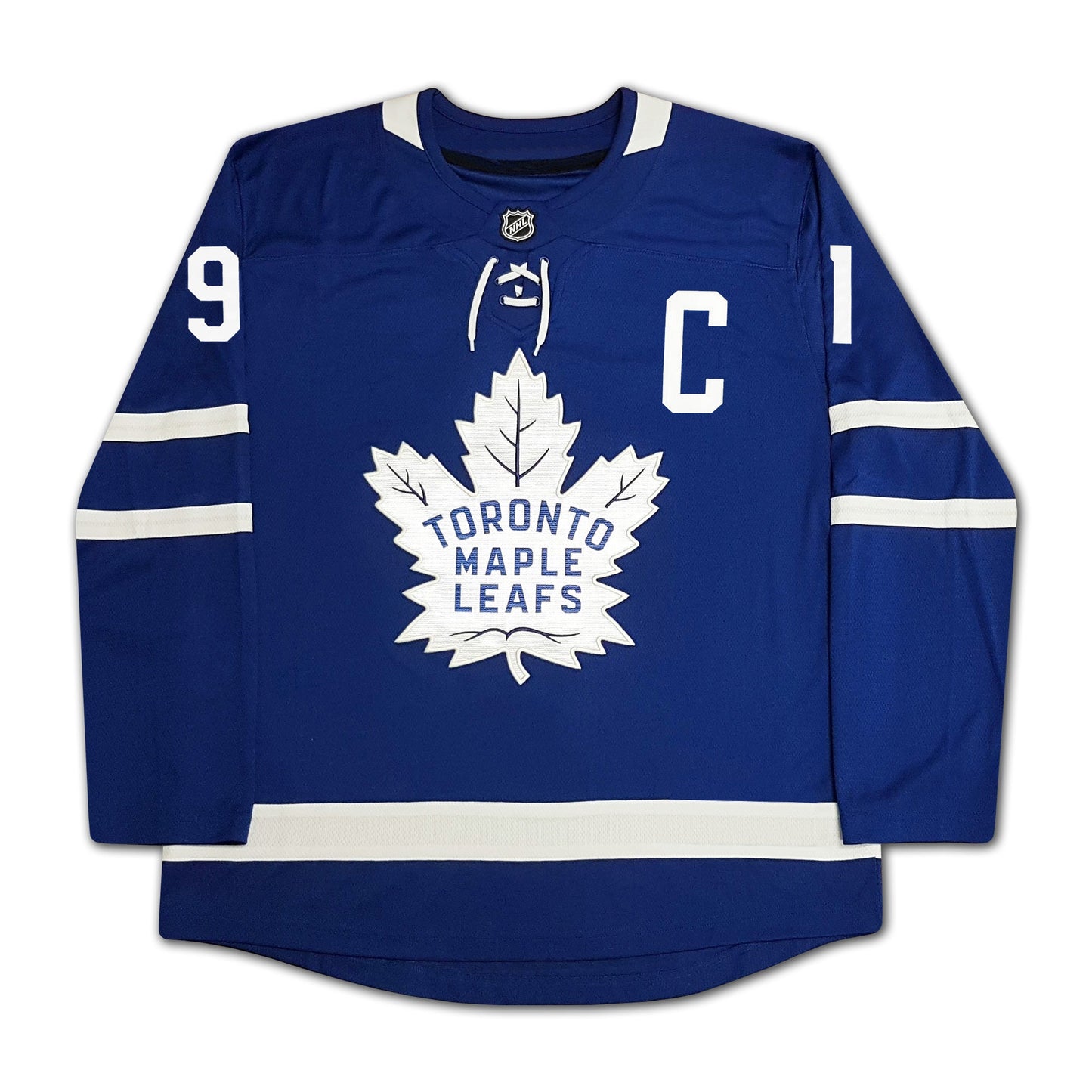 JOHN TAVARES SIGNED BLUE TORONTO MAPLE LEAFS JERSEY