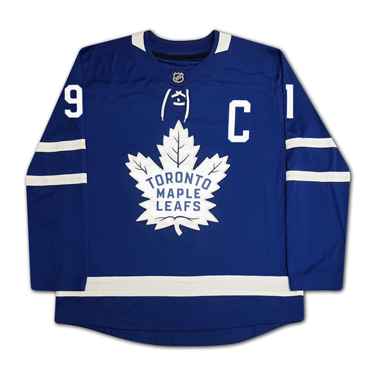JOHN TAVARES SIGNED BLUE TORONTO MAPLE LEAFS JERSEY